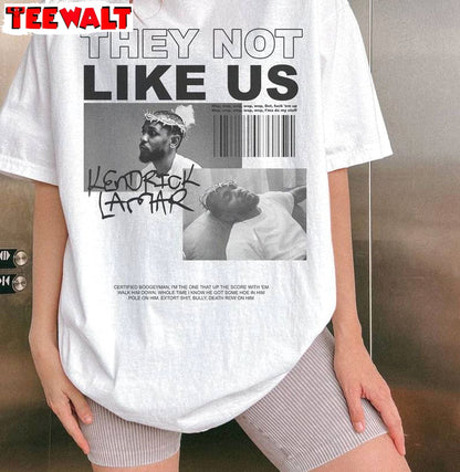 They Not Like Us Kendrick Lamar Shirt, Rapper 90s Crewneck Tank Top