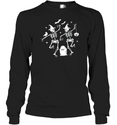 Dance Skeleton Halloween Teacher T-Shirt - Style 2