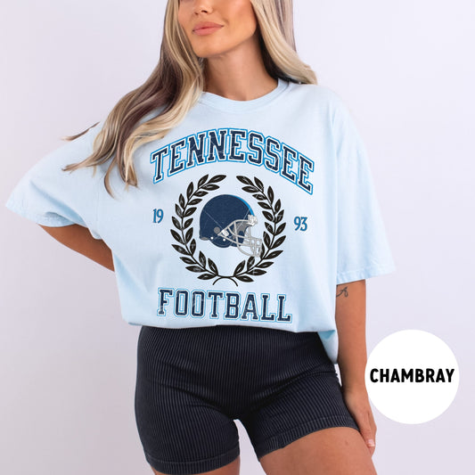 Tennessee Football Shirt - Comfort Colors Titan Gifts For Fans