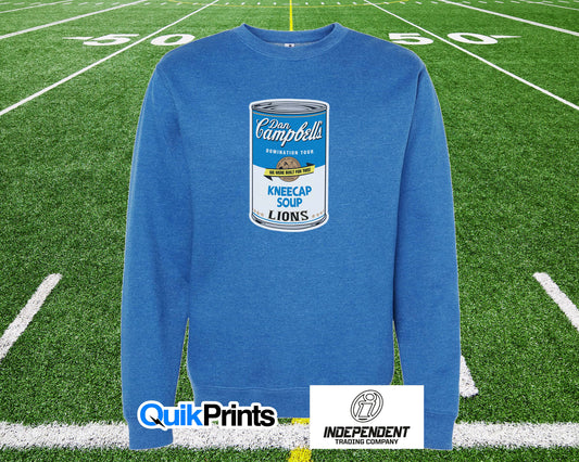 Dan Campbell'S Kneecap Soup Crewneck Sweatshirt