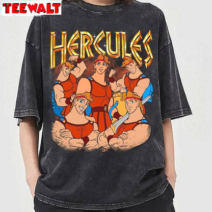 Hercule Cool Design Unisex Hoodie, Comfort Disney Hercules Shirt Long Sleeve