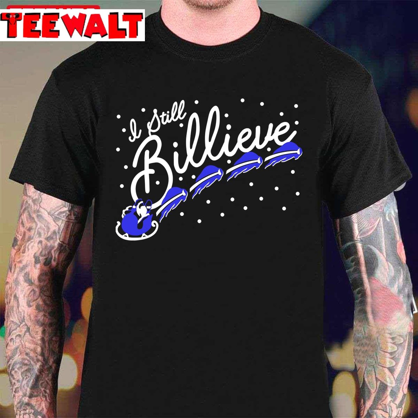 I Still Billieve Buffalo Bills Christmas Santa Claus Unisex T-Shirt