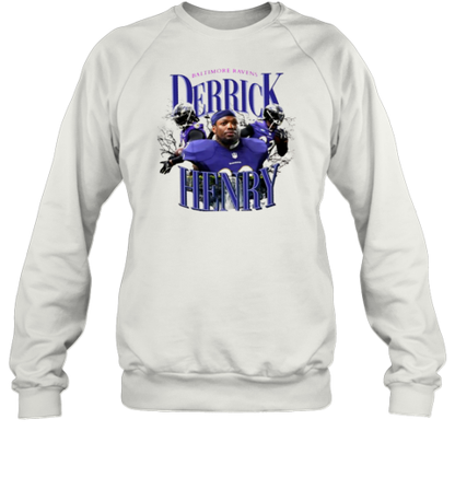 Derrick Henry Baltimore Ravens Waterfall T-Shirt