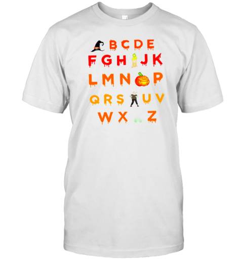 Halloween Alphabet T-Shirt