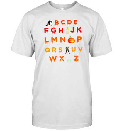 Halloween Alphabet T-Shirt