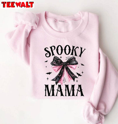 Funny Halloween Moms Sweatshirt , Must Have Spooky Mama Shirt Unisex Hoodie