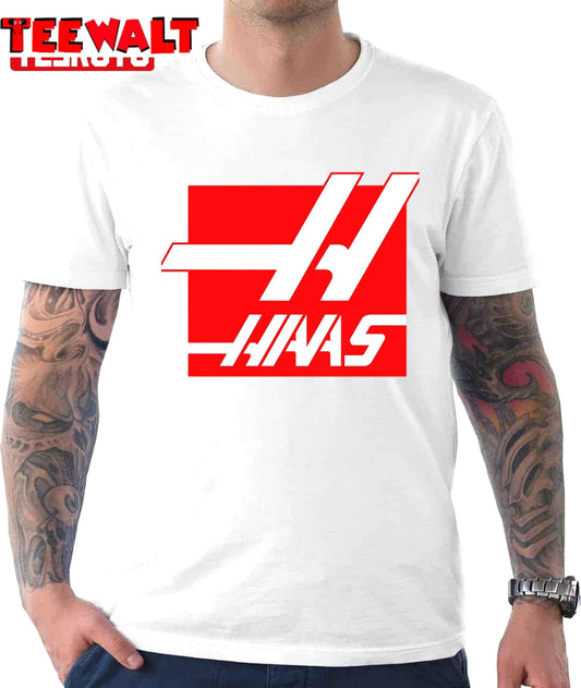 Haas Red Logo Unisex T-Shirt