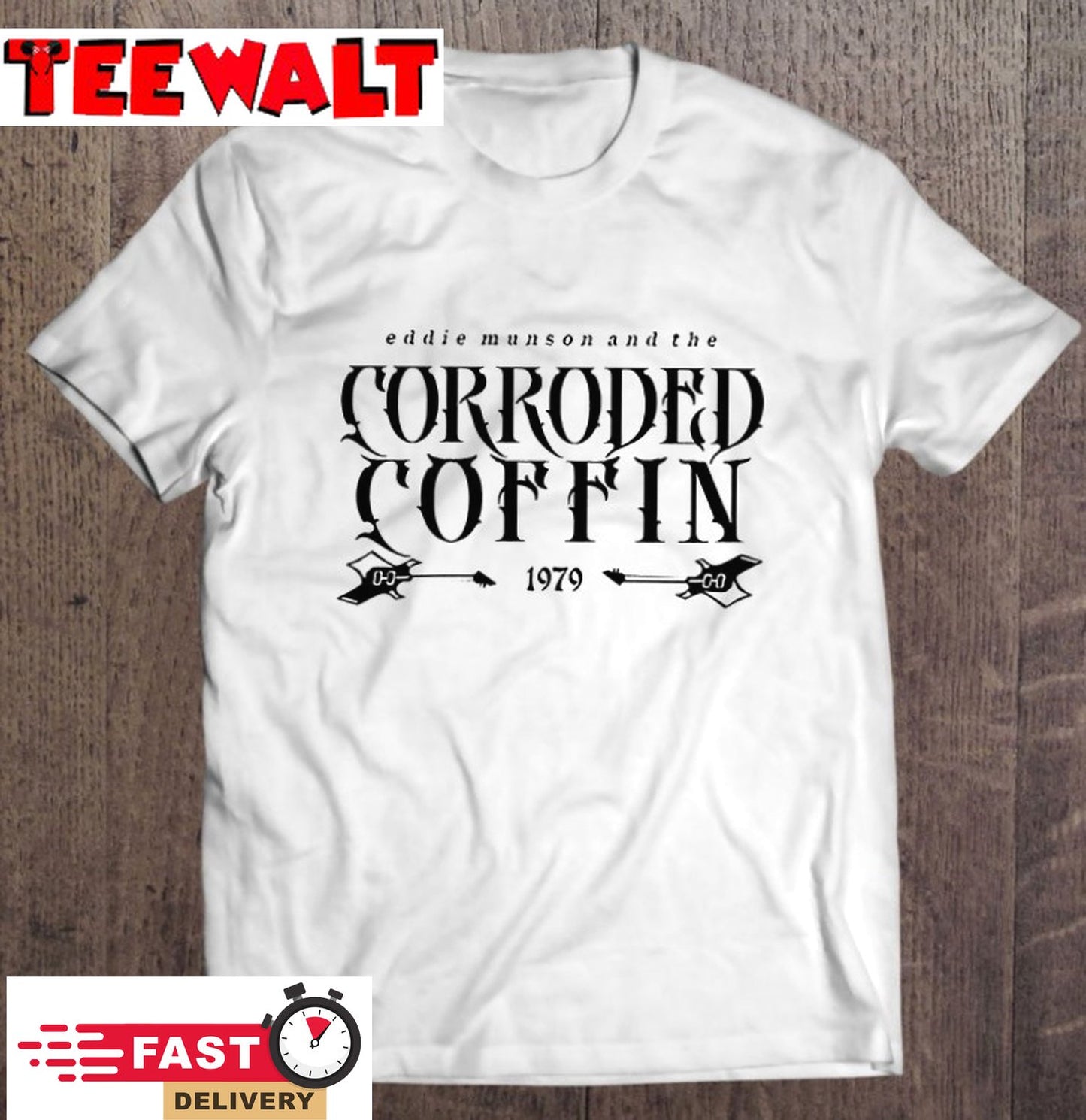 Eddie Munson Corroded Coffin Stranger Things TV Series Shirt