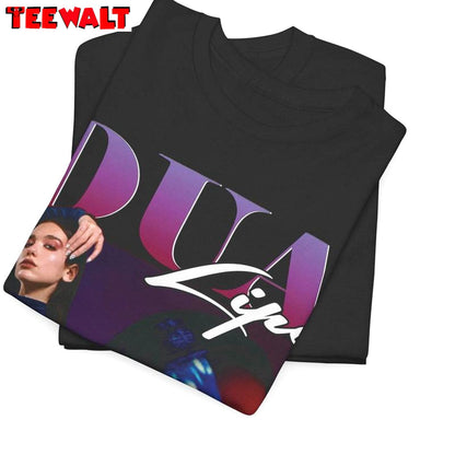 Groovy Dua Lipa Shirt, Comfort Unisex Hoodie Short Sleeve Gift For Fan