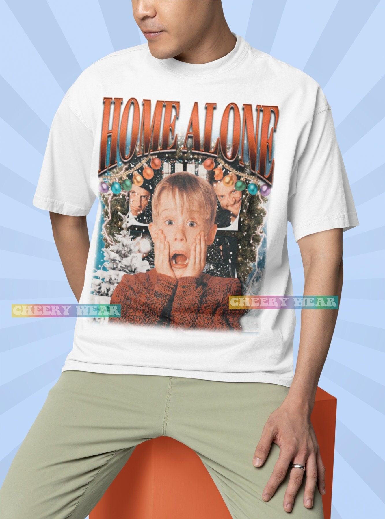 Unisex Home Alone Shirt - Christmas Movie Kevin Mccallister