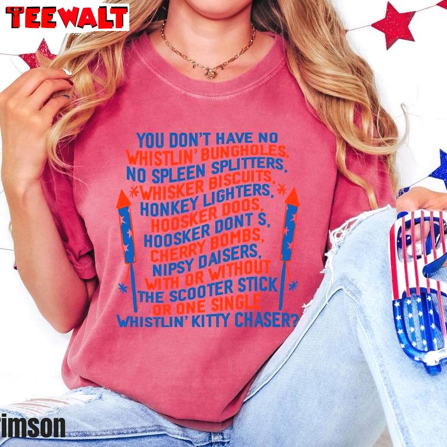 New Rare Joe Dirt 4th Of July Shirt, Joe Dirt Fireworks Unisex Hoodie Long Sleeve