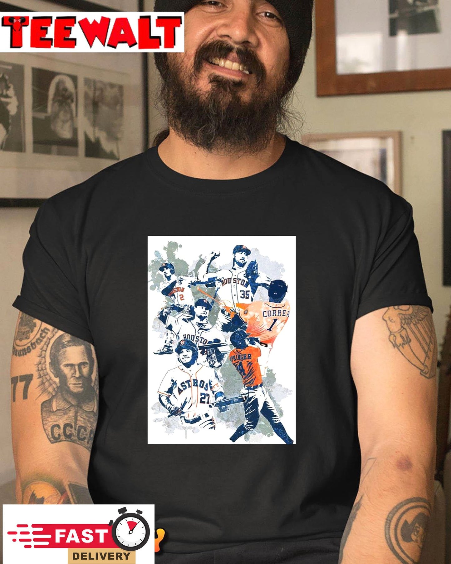 Verlander Justin Collage Unisex T-Shirt