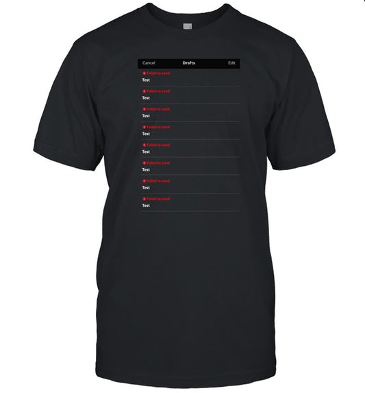 Streamelements Twitter Drafts Failed To Send Test Shirt