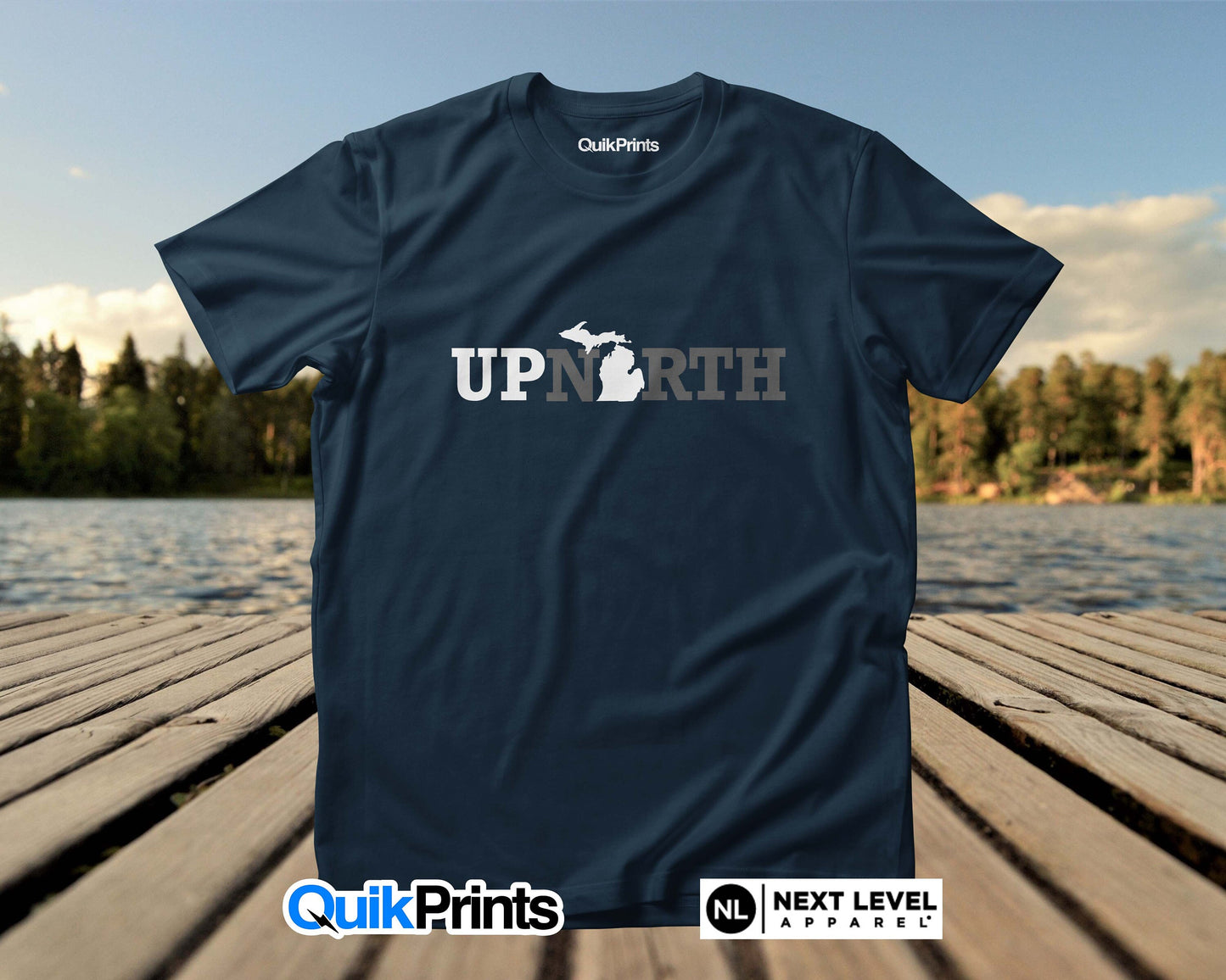 Up North Michigan T-Shirt - Custom Made For Adults & Youth