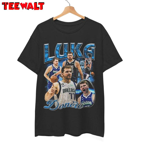 New Rare Luka Doncic Shirt, Must Have Basketball Unisex Hoodie Short Sleeve