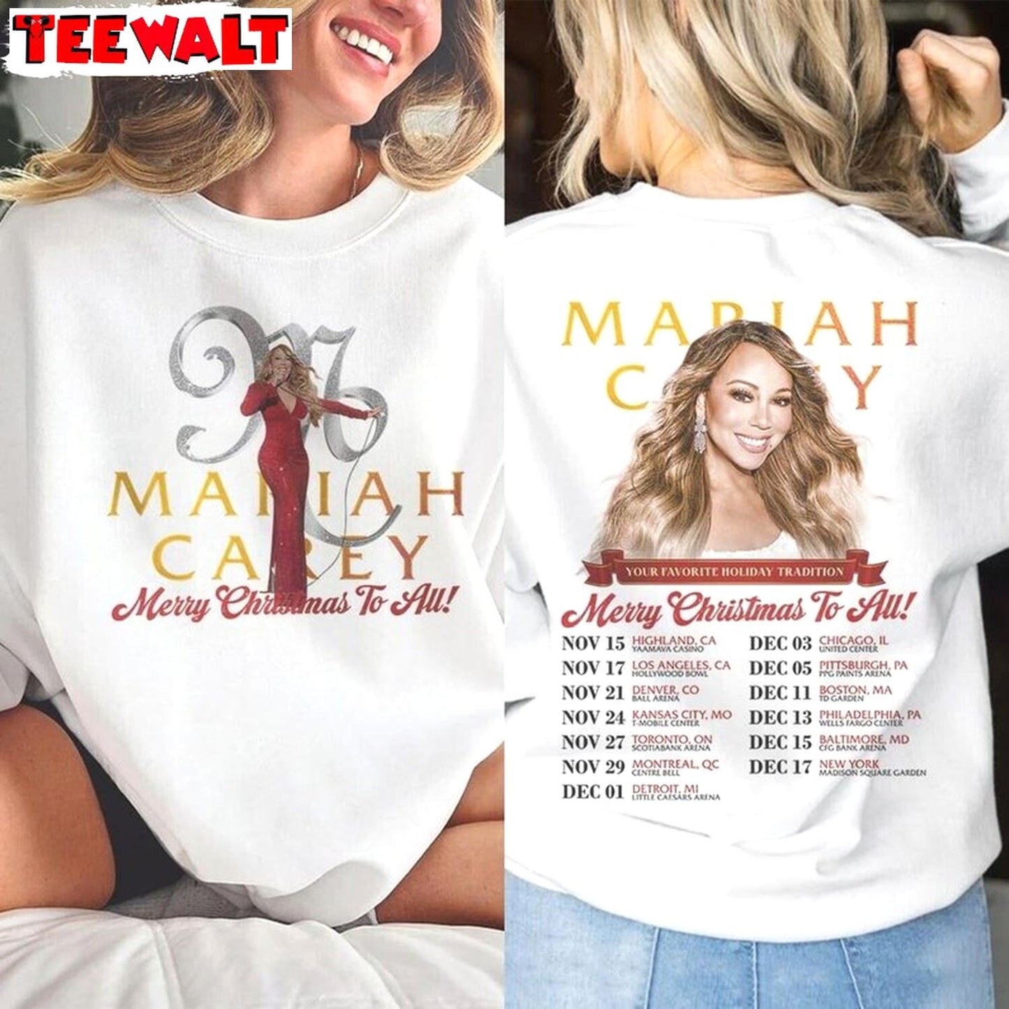 Mariah 1arey All I Want To Christmas Music Shirt, For Family