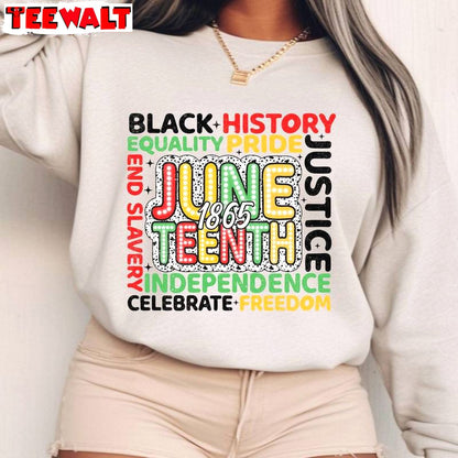 1865 Freedom Unisex Hoodie, Comfort 1865 Juneteenth