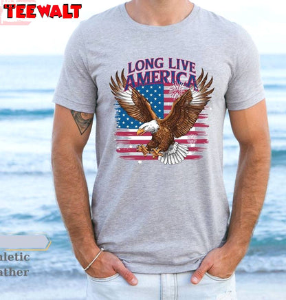 Must Have 4th Of July Unisex T Shirt , New Rare Long Live America