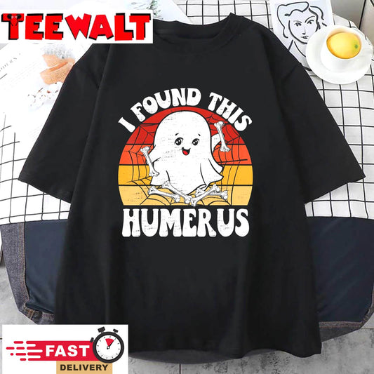 Vintage I Found This Humerus Halloween Costume Sweatshirt