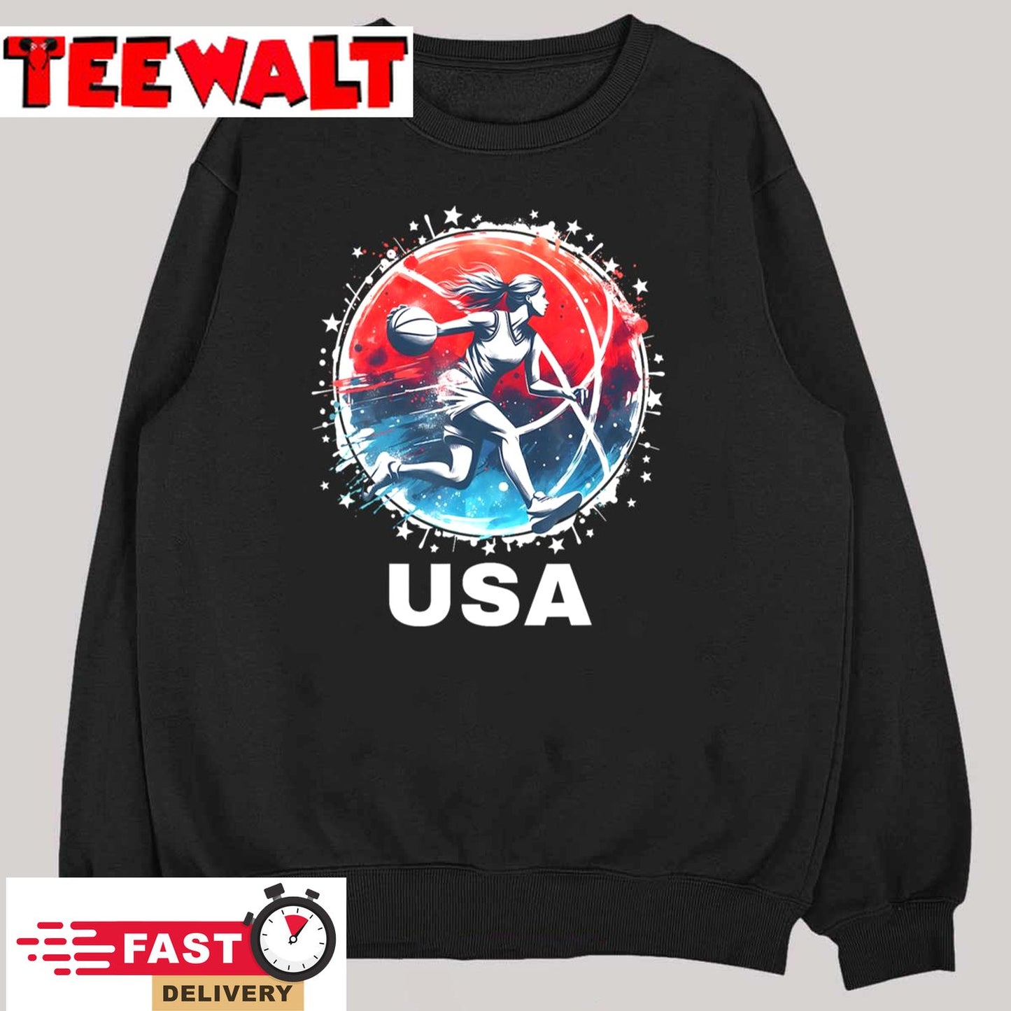 Womens Basketball Team Basketball Apparel USA Team T-Shirt