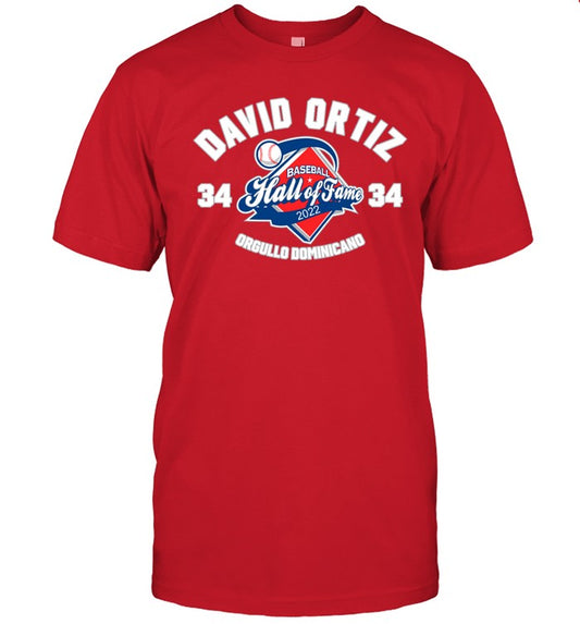 David Ortiz Big Papi Baseball Hall Of Fame 2022 Shirt