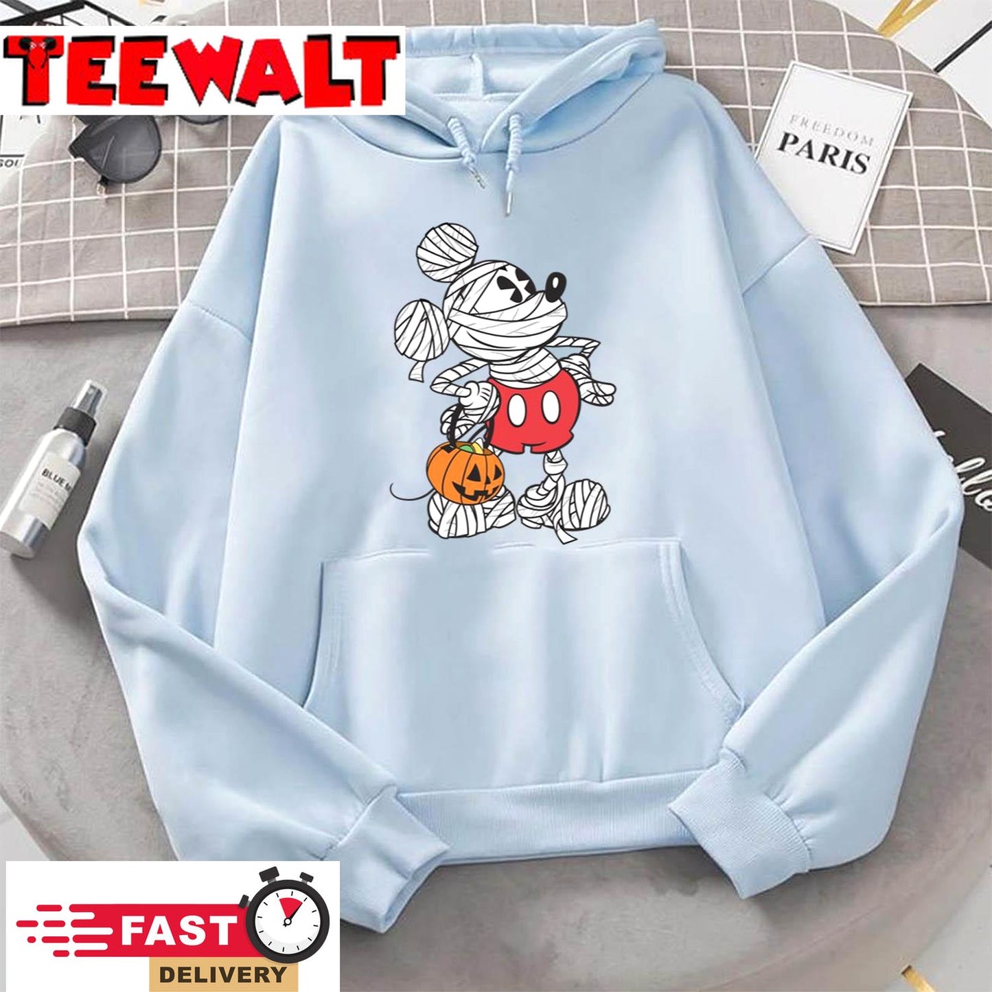 Disney Retro Mickey Mouse Mummy Halloween Sweatshirt