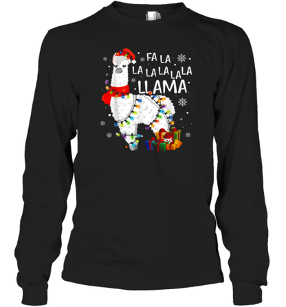 Fa La La La La La La Llama Teacher T-Shirt