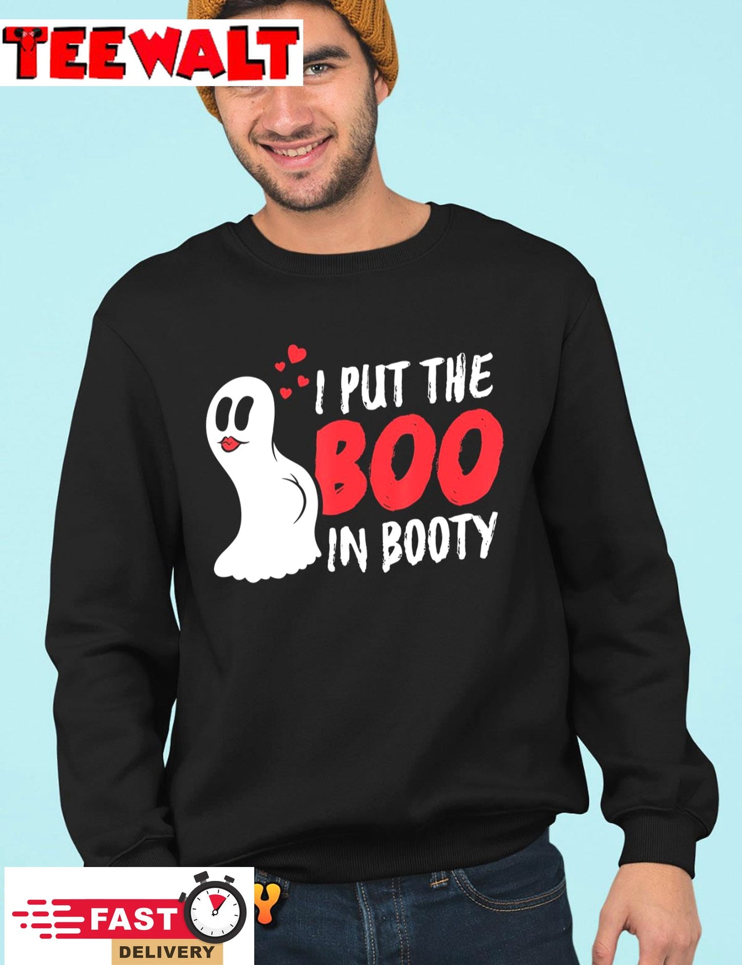 Funny Halloween Costume Shirt - I Put the Boo in Booty