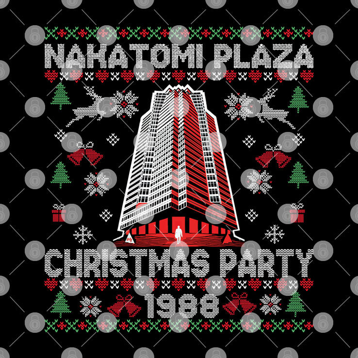 Nakatomi Plaza T Shirt Ugly Christmas