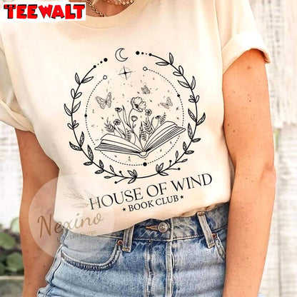 Cool Design Velaris T Shirt, Limited House Of Wind Book Club Sweatshirt Unisex Hoodie