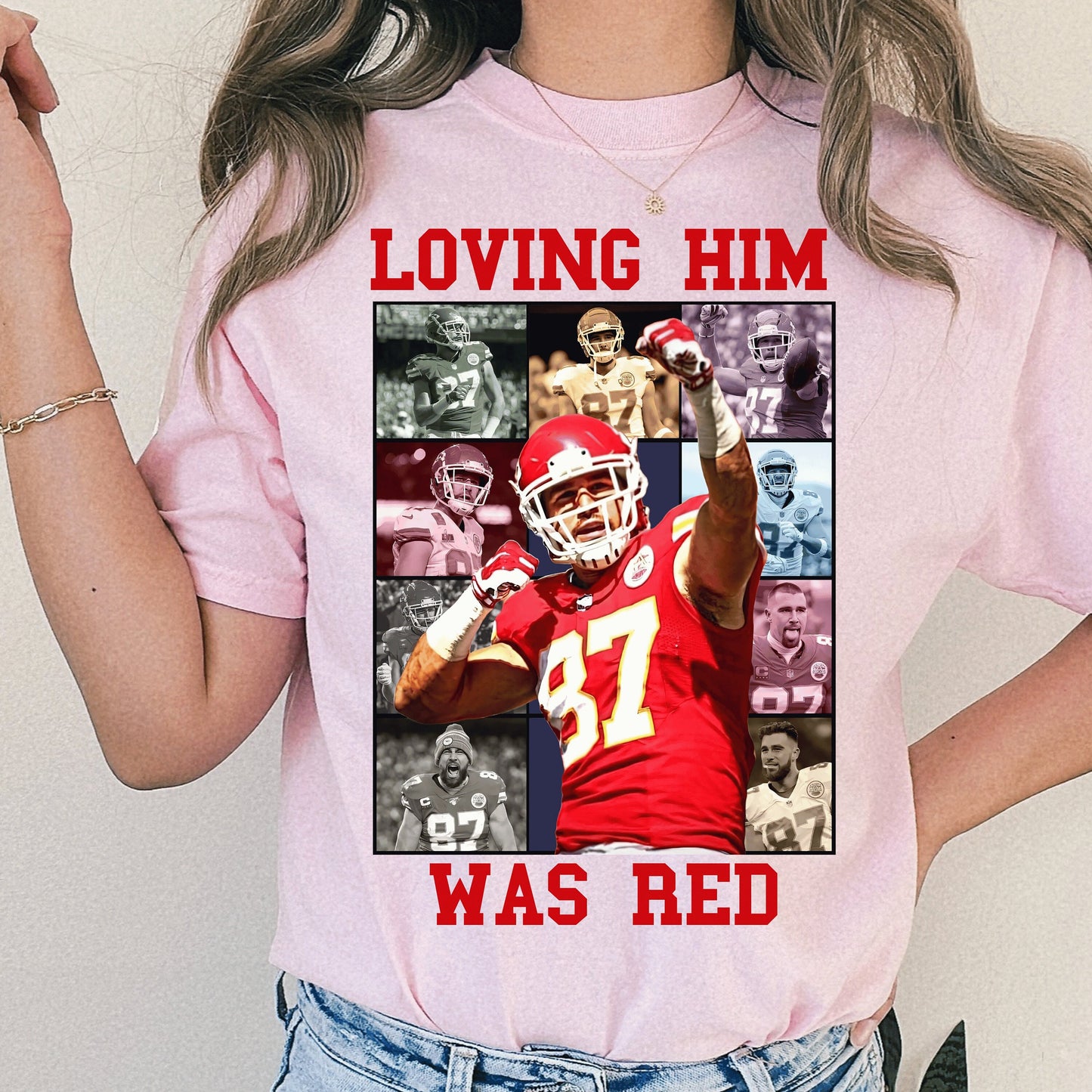 Comfort Colors Travis Kelce Shirt Kansas City Football Kelce Jersey Tee