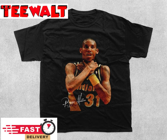 Reggie Miller Vintage Shirt, Retro NBA T Shirt