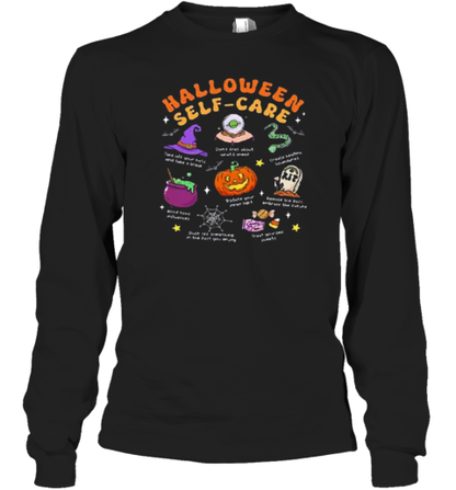 Halloween Selfcare Teacher T-Shirt