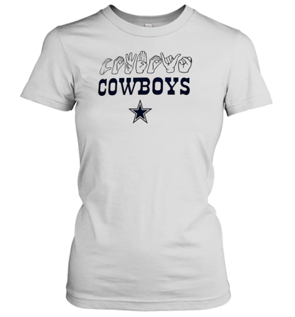 Dallas Cowboys Sign Language Hands T-Shirt