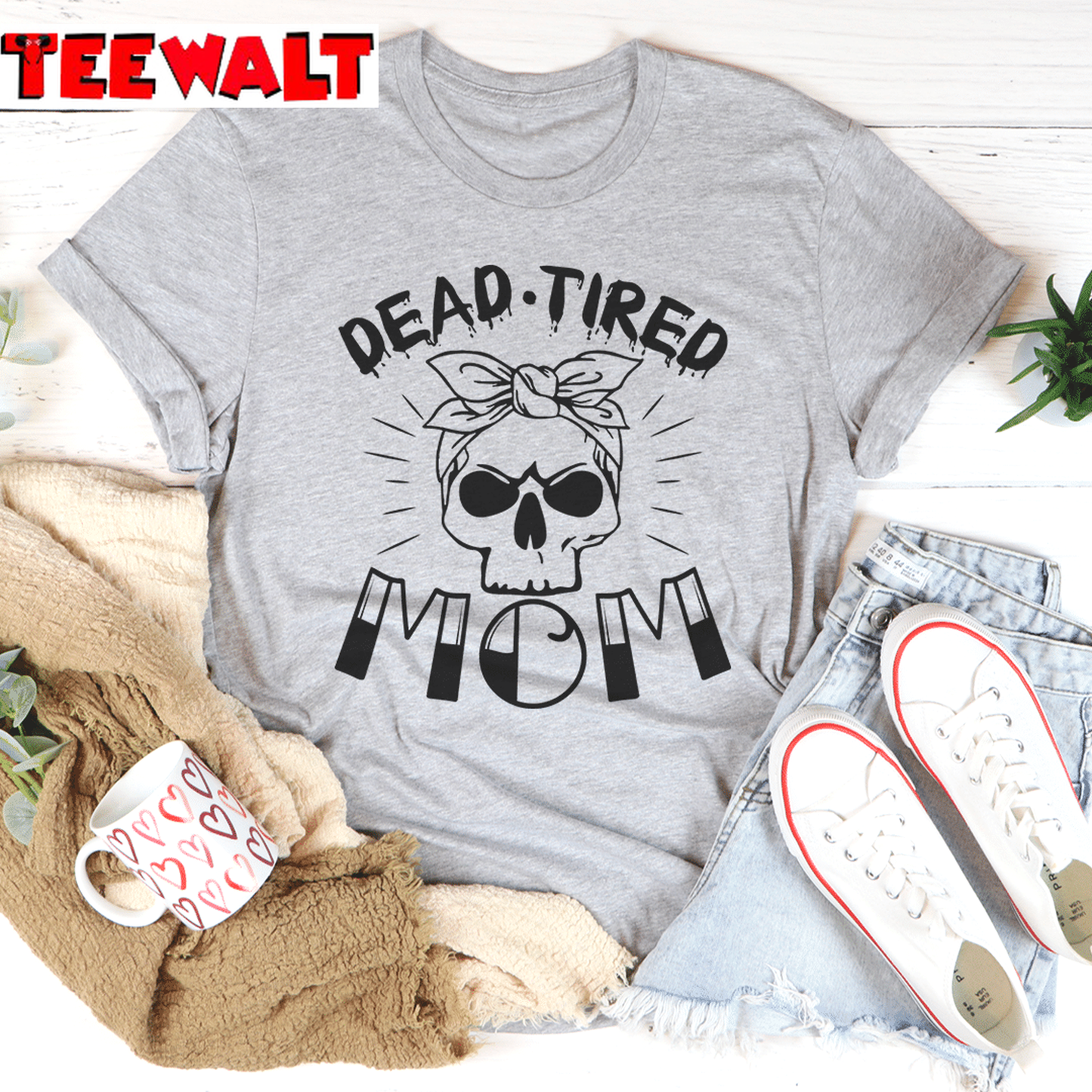 Dead Tired Mom Unisex T-Shirt