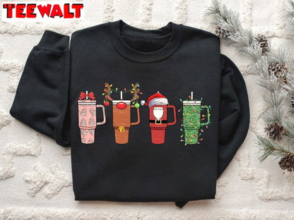 Christmas Coffee Sweatshirt, Coffee Lover Gift