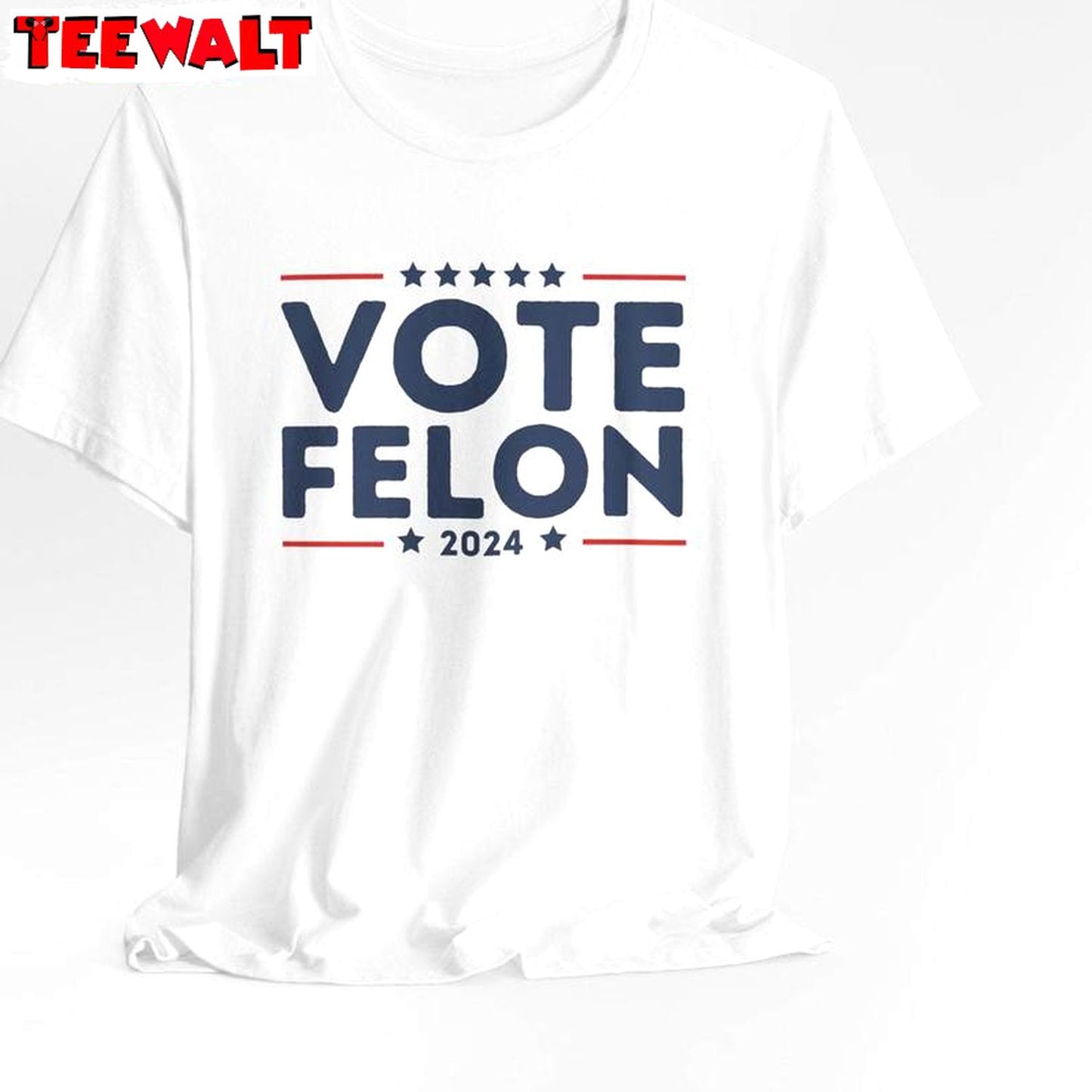 Unique Vote Trump Sweatshirt , Comfort I'm Voting For The Felon Shirt Long Sleeve