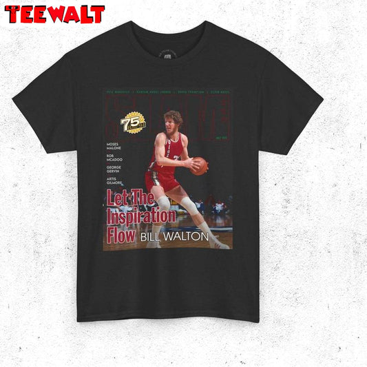 Portland Trailblazers Blazers Magazine Cover T Shirt, Groovy Bill Walton Shirt Tank Top