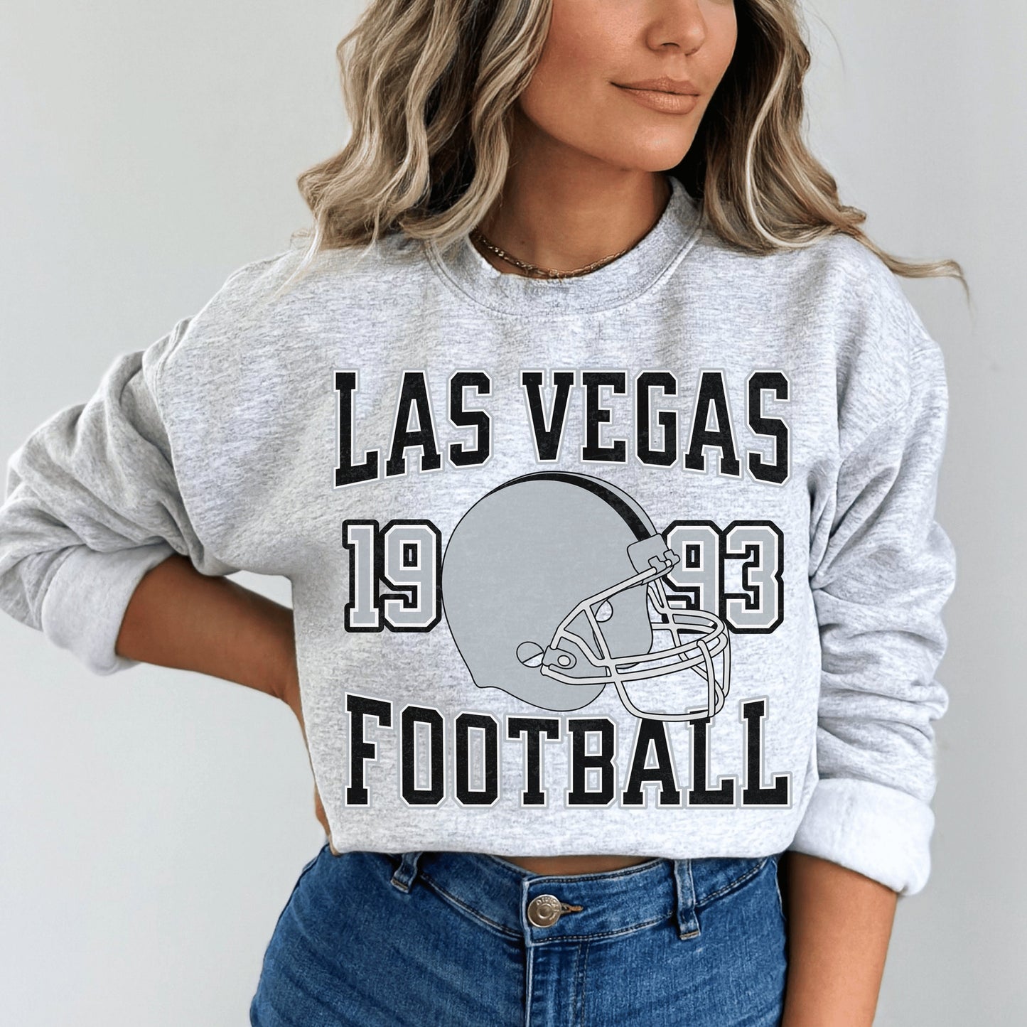 Las Vegas Raider Vintage Style Football Sweatshirt Crewneck Shirt