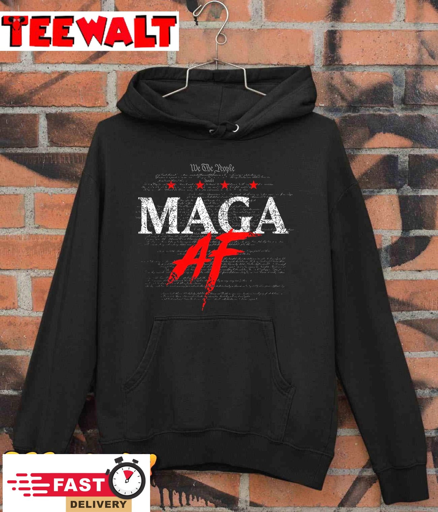 Womens We The People Maga AF T-Shirt