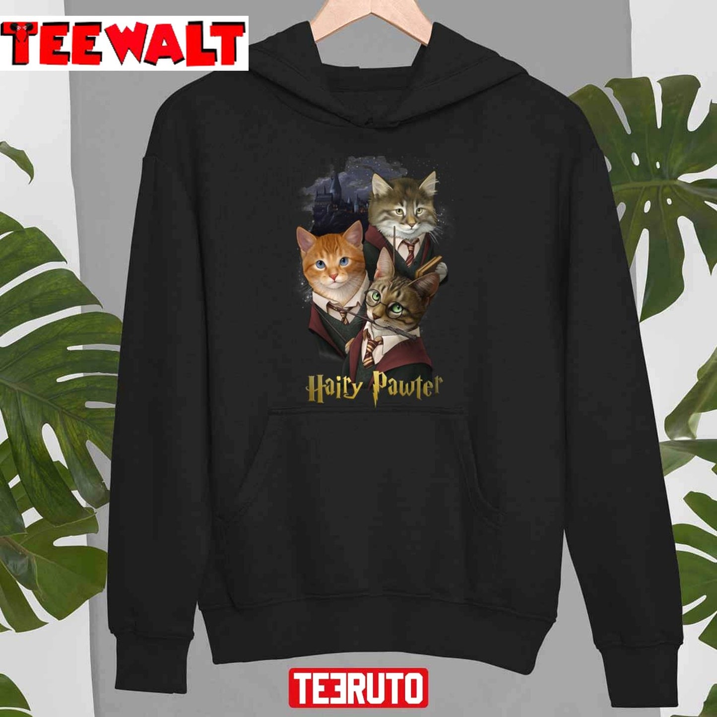 Hairy Pawter Parody Cats Harry Potter Unisex T-Shirt