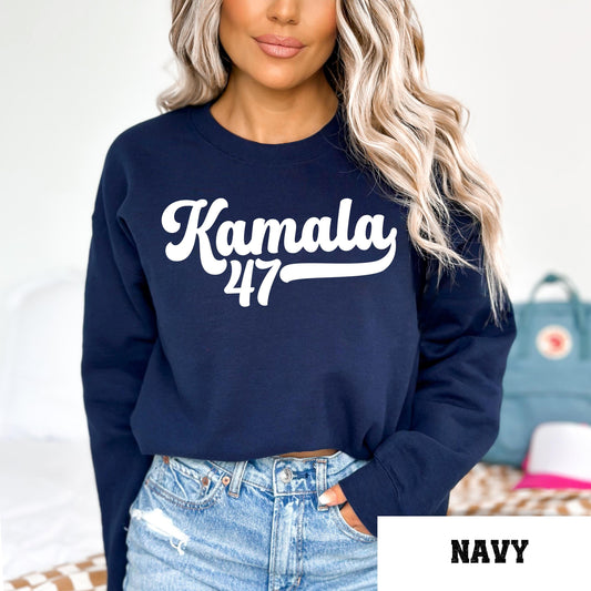 Retro Kamala Harris 2024 Sweatshirt - Female President Election Tee