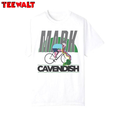 Tour De France Groovy Shirt, Cool Design Mark Cavendish Crewneck Long Sleeve