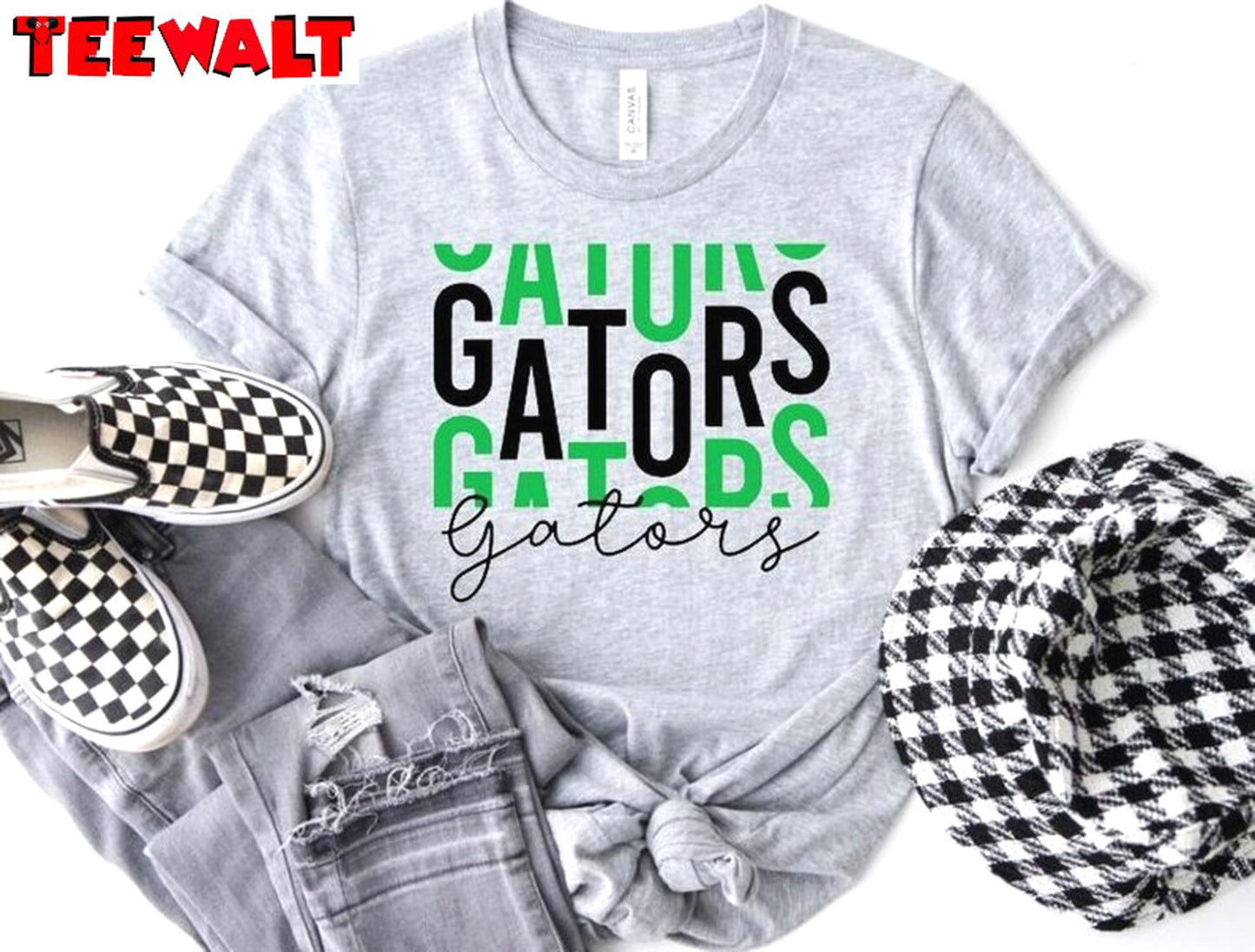 Gator Mascot Shirt, Teacher Staff Sprit Shirt 03