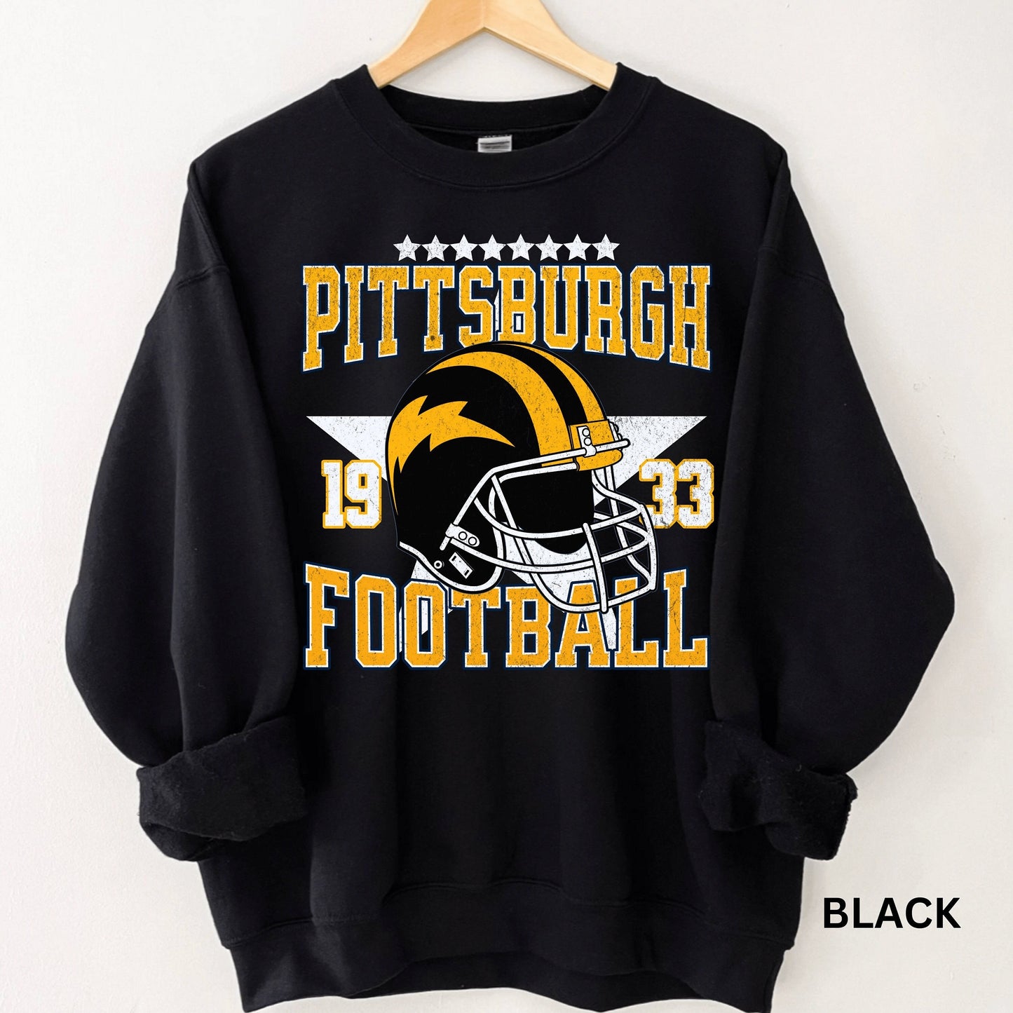 Pittsburgh Football Sweatshirt Tj Watt Shirt Steeler Football Apparel