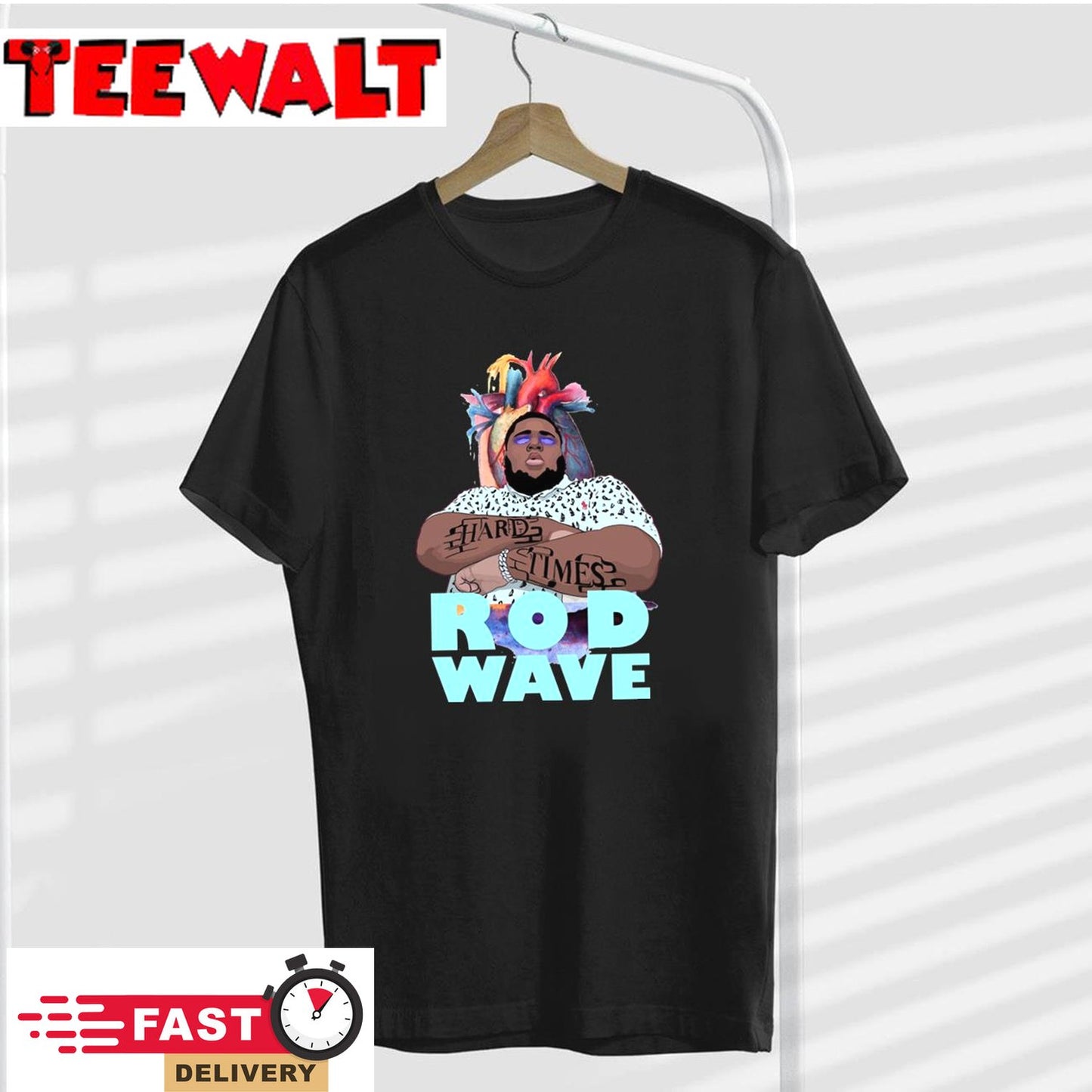 Rod Wave Shirt Hard Times Rod Wave Unisex T-Shirt