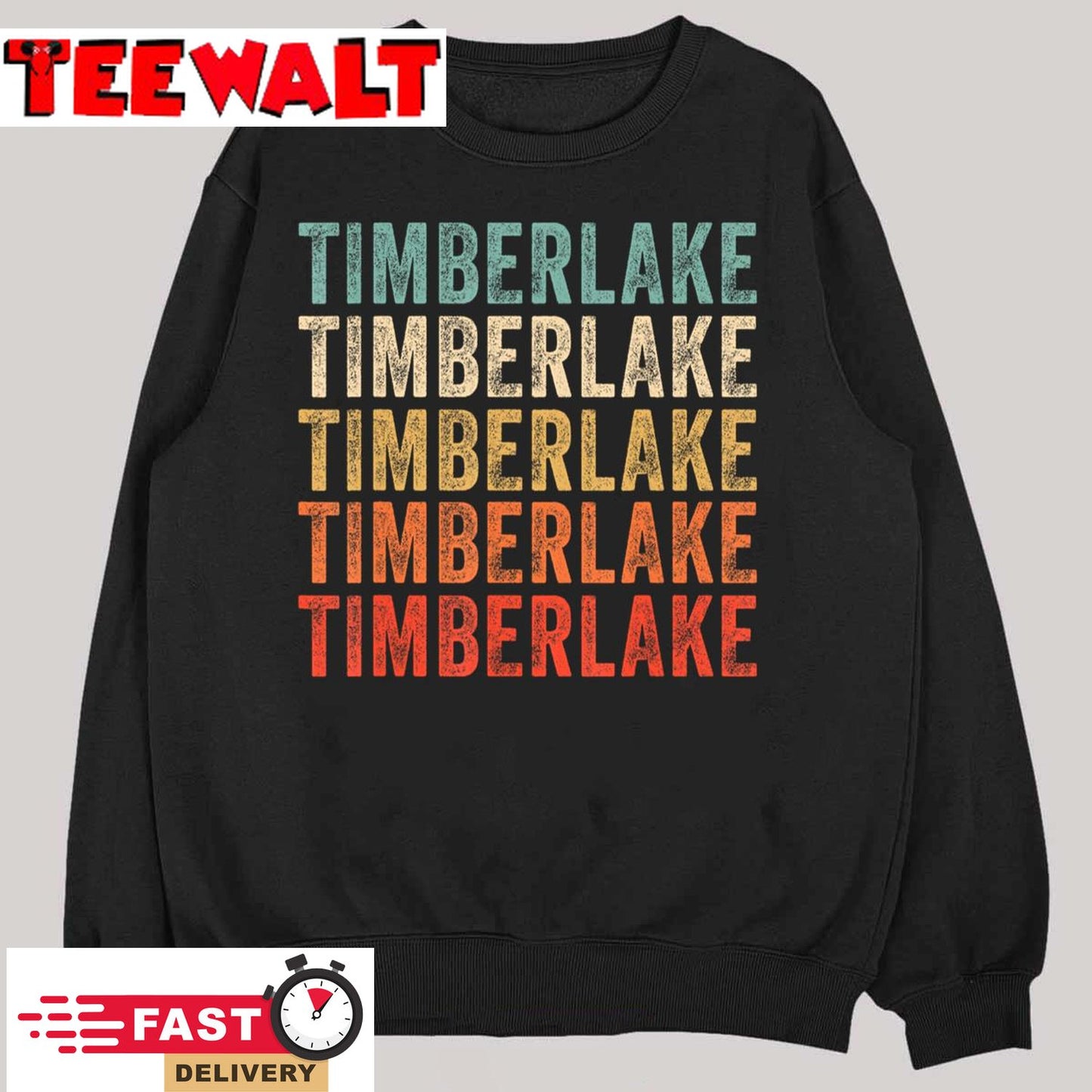 Retro Timberlake Personalized Name I Love Timberlake Vintage T-Shirt