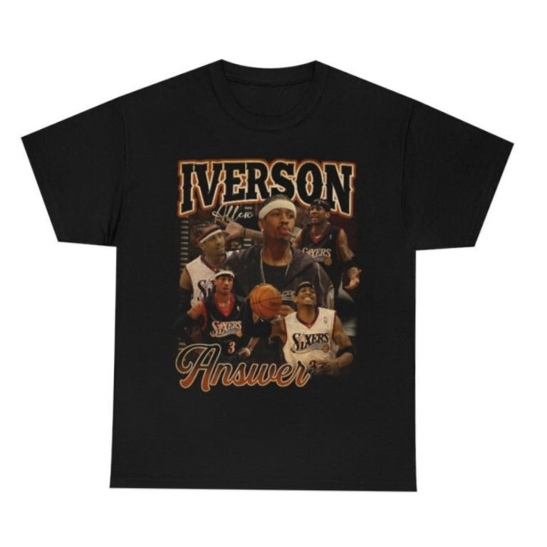 Allen Iverson The Answer MVP Vintage 90s Shirt