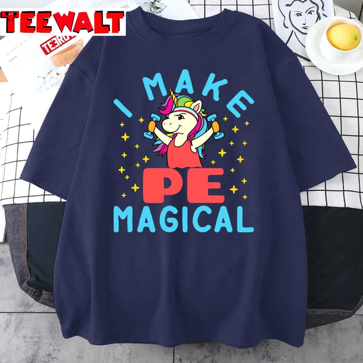 Unicorn I Make Pe Magical Unisex T-Shirt