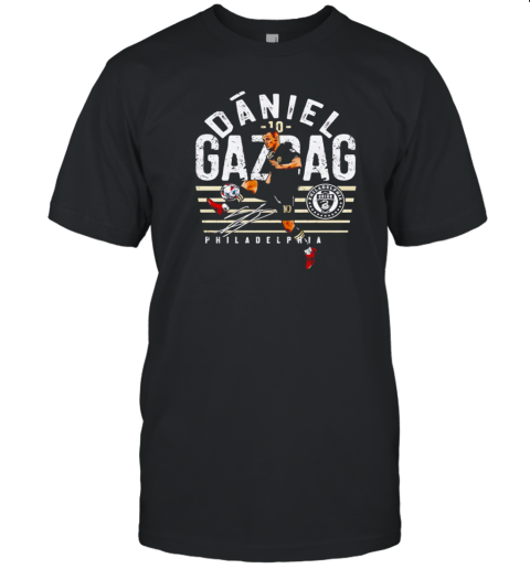 Daniel Gazdag Philadelphia Union MLS Player Name Signature Vintage T-Shirt